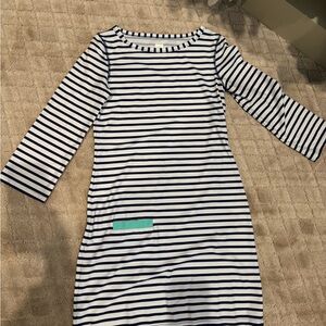 Cabana Life navy and white dress. Size xs